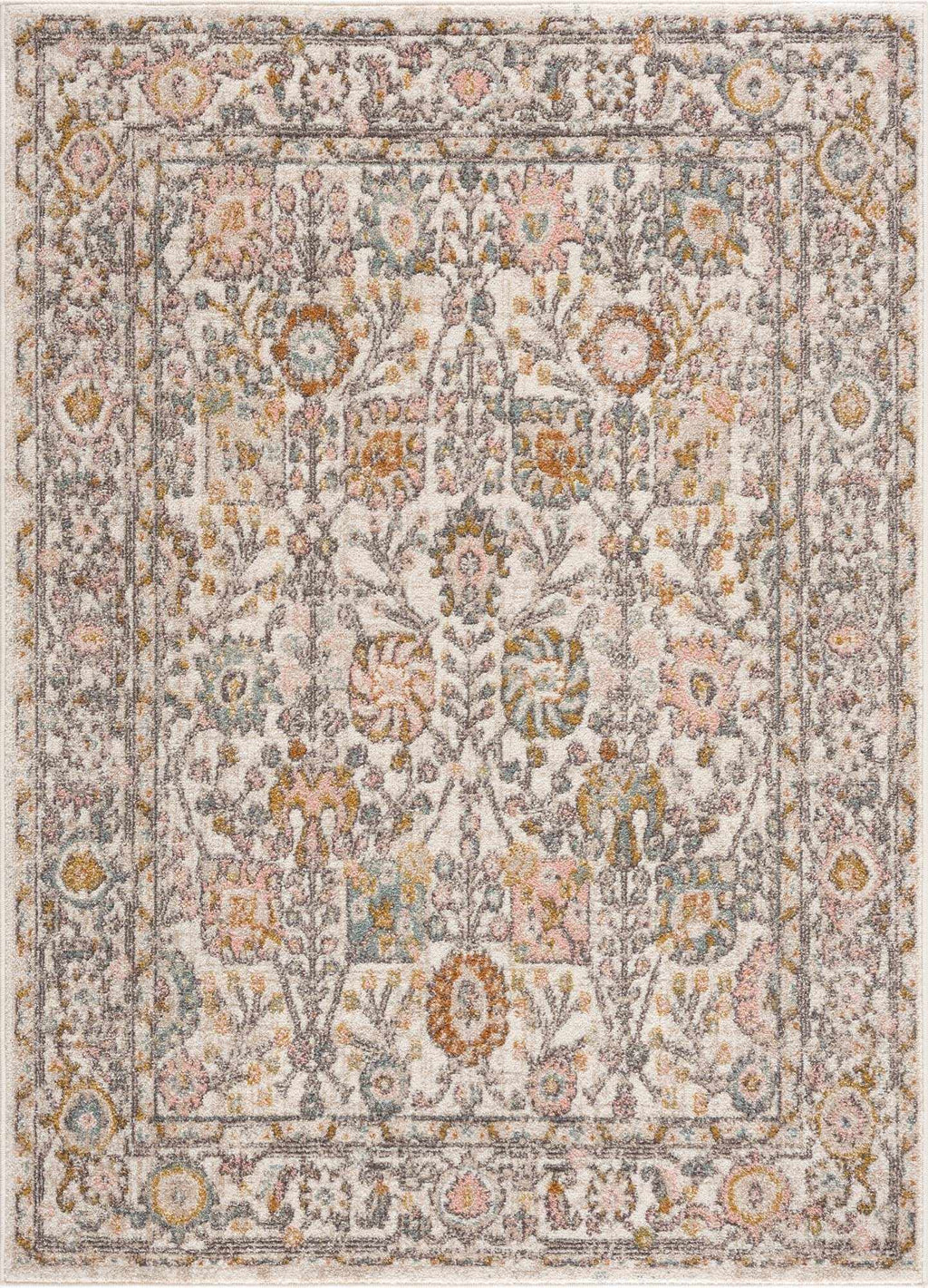 Herstmonceux Traditional Area Rug – 100% Polypropylene, Medium Pile | Made in Turkey | Multiple Sizes