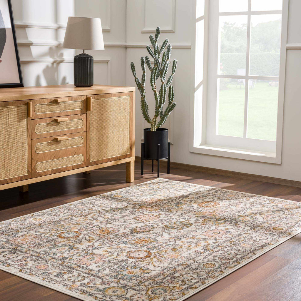 Herstmonceux Traditional Area Rug – 100% Polypropylene, Medium Pile | Made in Turkey | Multiple Sizes