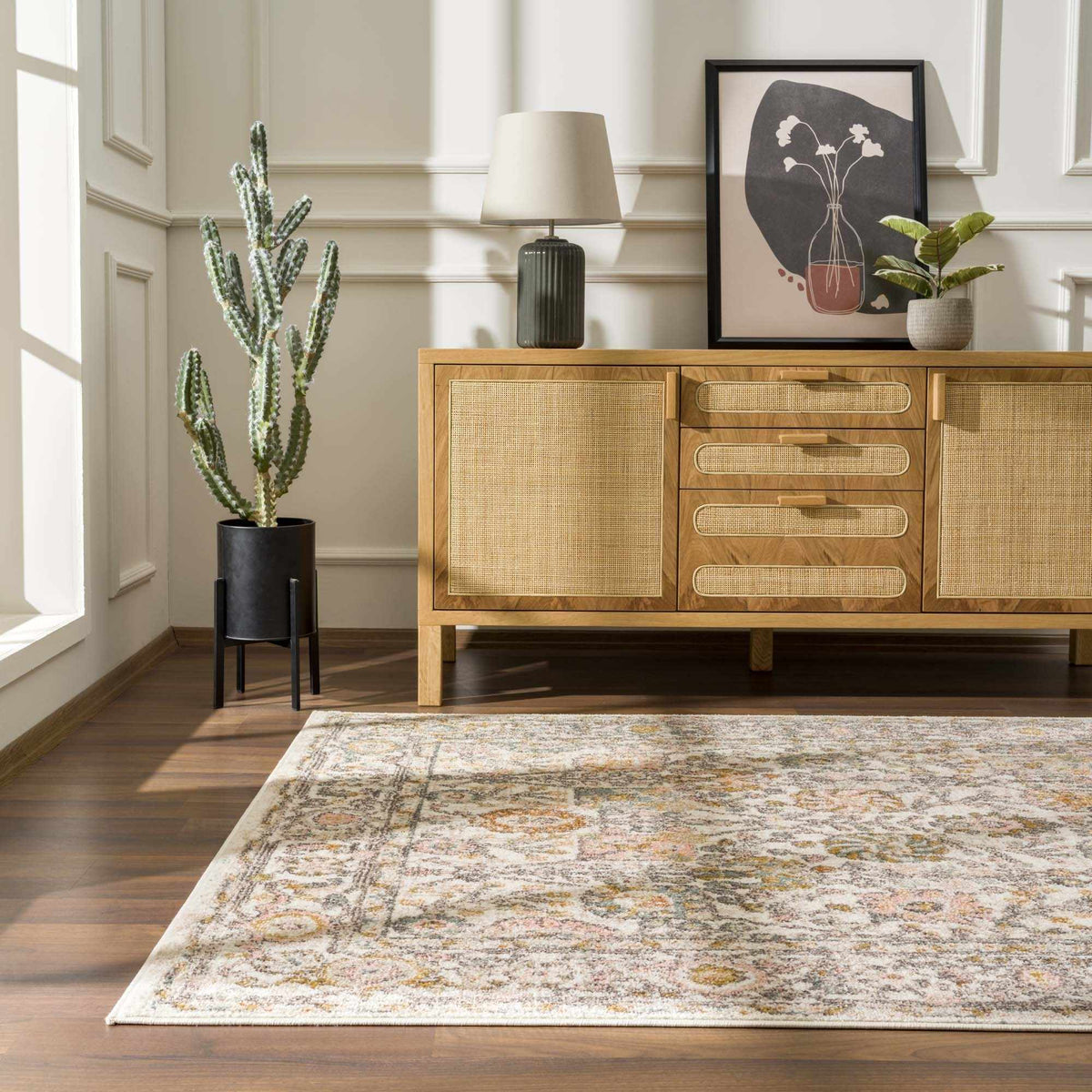 Herstmonceux Traditional Area Rug – 100% Polypropylene, Medium Pile | Made in Turkey | Multiple Sizes