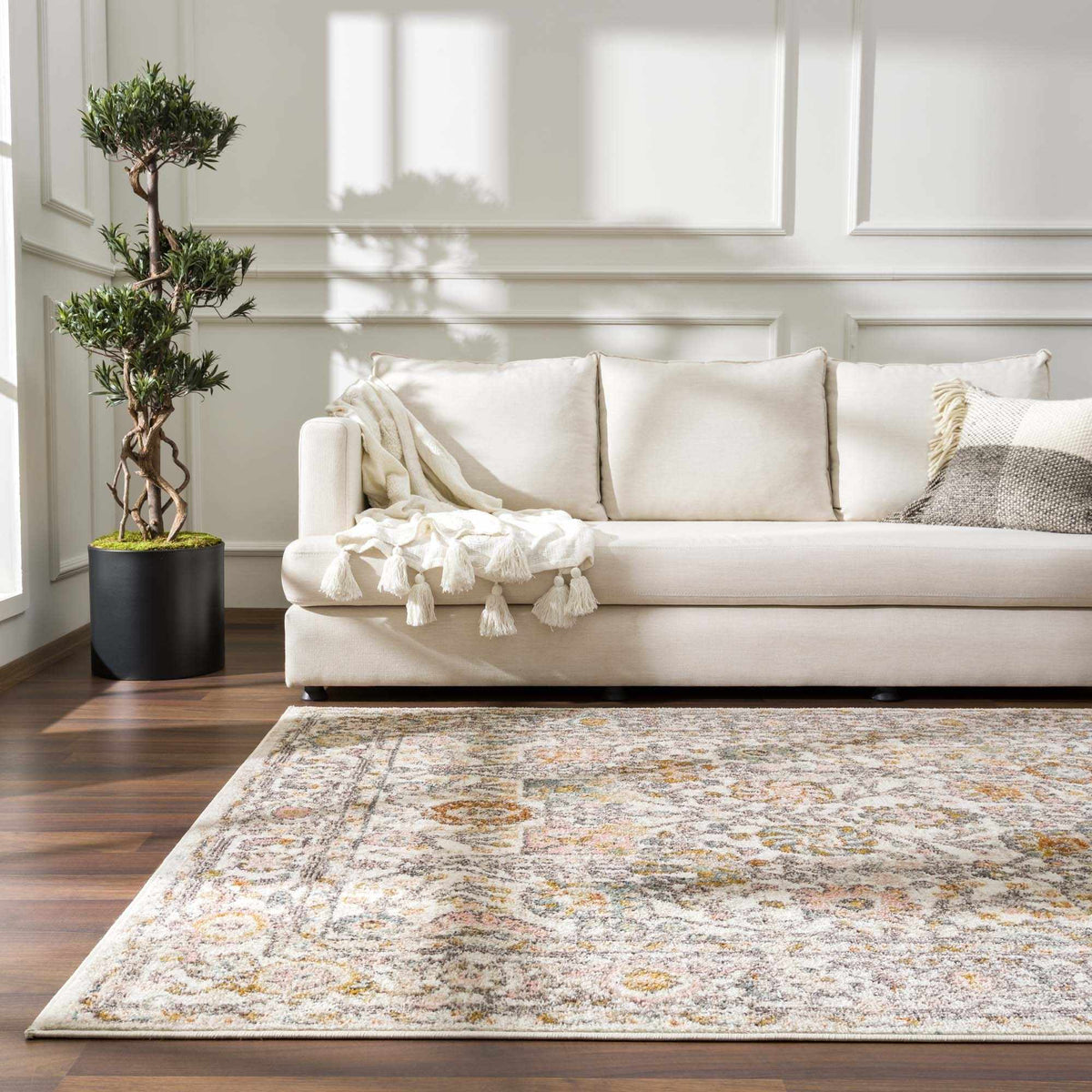 Herstmonceux Traditional Area Rug – 100% Polypropylene, Medium Pile | Made in Turkey | Multiple Sizes