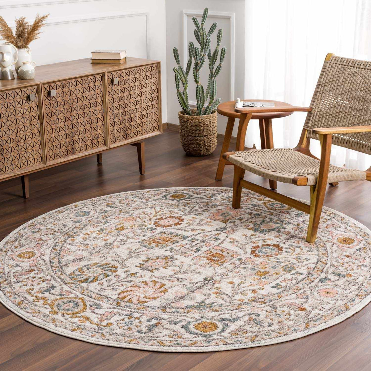 Herstmonceux Traditional Area Rug – 100% Polypropylene, Medium Pile | Made in Turkey | Multiple Sizes