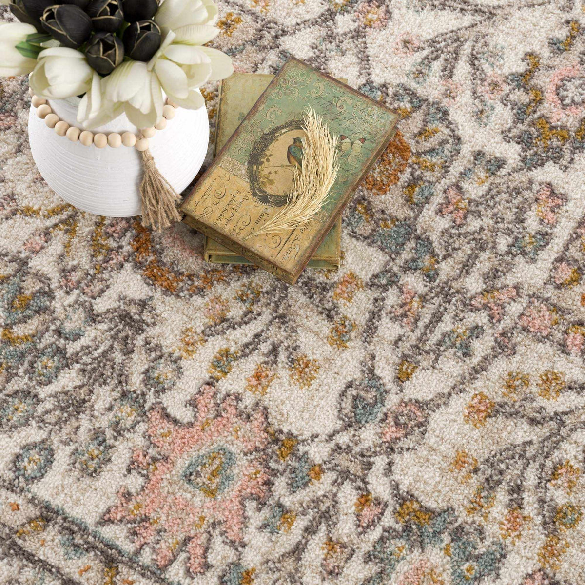 Herstmonceux Traditional Area Rug – 100% Polypropylene, Medium Pile | Made in Turkey | Multiple Sizes