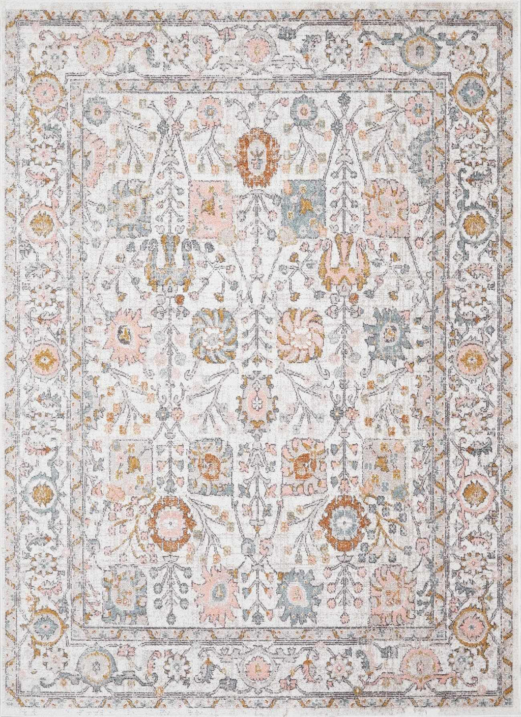 Herstmonceux Traditional Area Rug – 100% Polypropylene, Medium Pile | Made in Turkey | Multiple Sizes