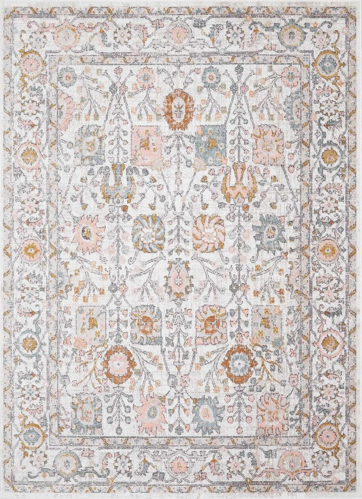 Herstmonceux Traditional Area Rug – 100% Polypropylene, Medium Pile | Made in Turkey | Multiple Sizes