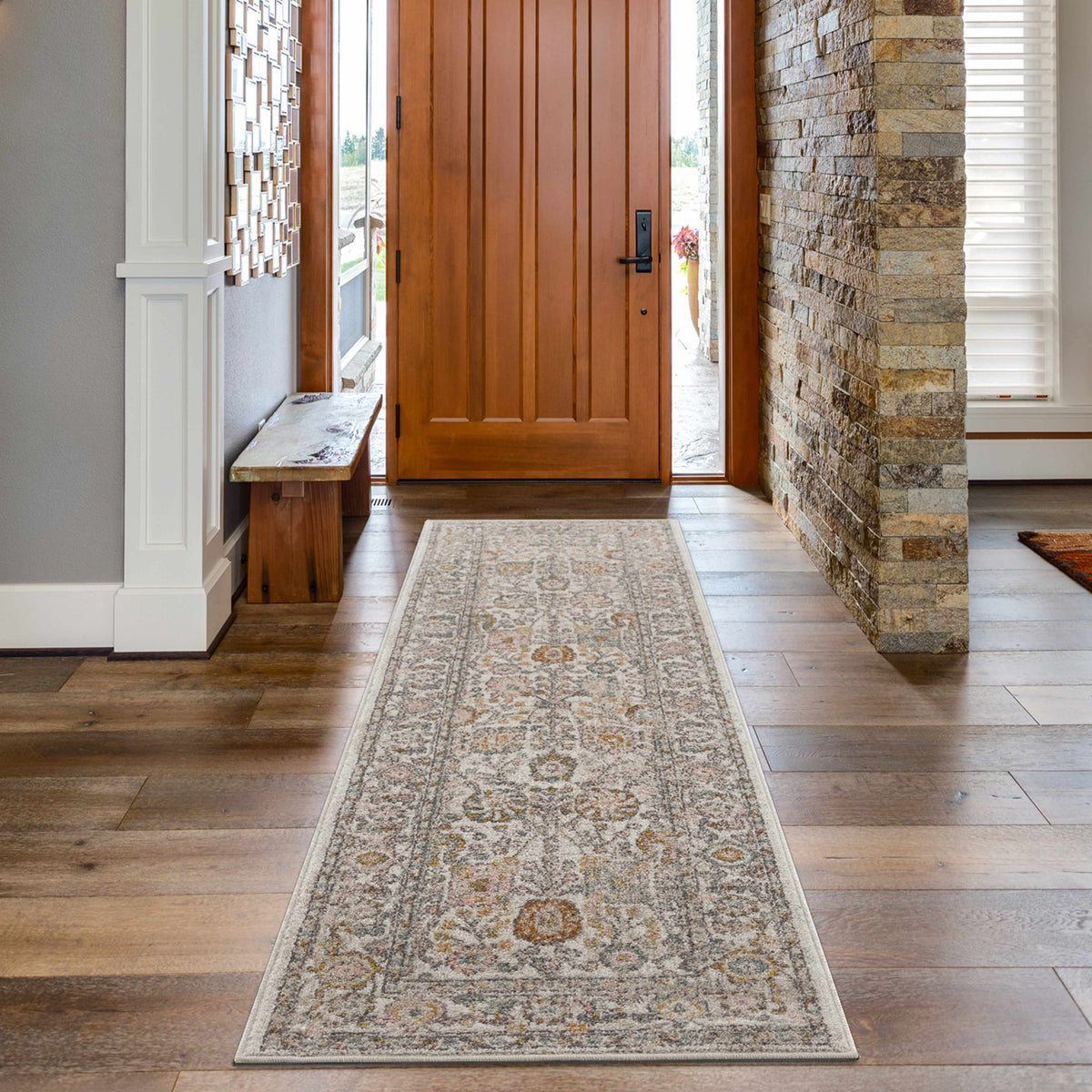 Herstmonceux Traditional Area Rug – 100% Polypropylene, Medium Pile | Made in Turkey | Multiple Sizes