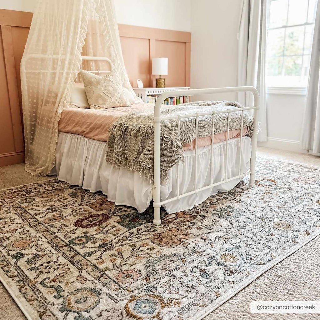 Herstmonceux Traditional Area Rug – 100% Polypropylene, Medium Pile | Made in Turkey | Multiple Sizes