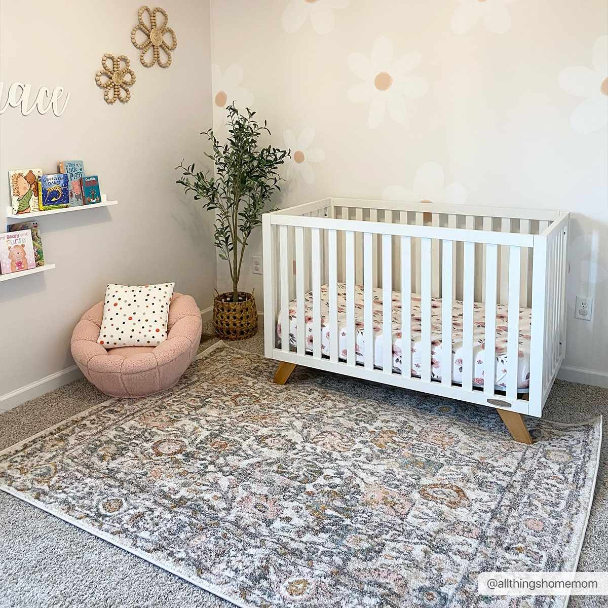 Herstmonceux Traditional Area Rug – 100% Polypropylene, Medium Pile | Made in Turkey | Multiple Sizes