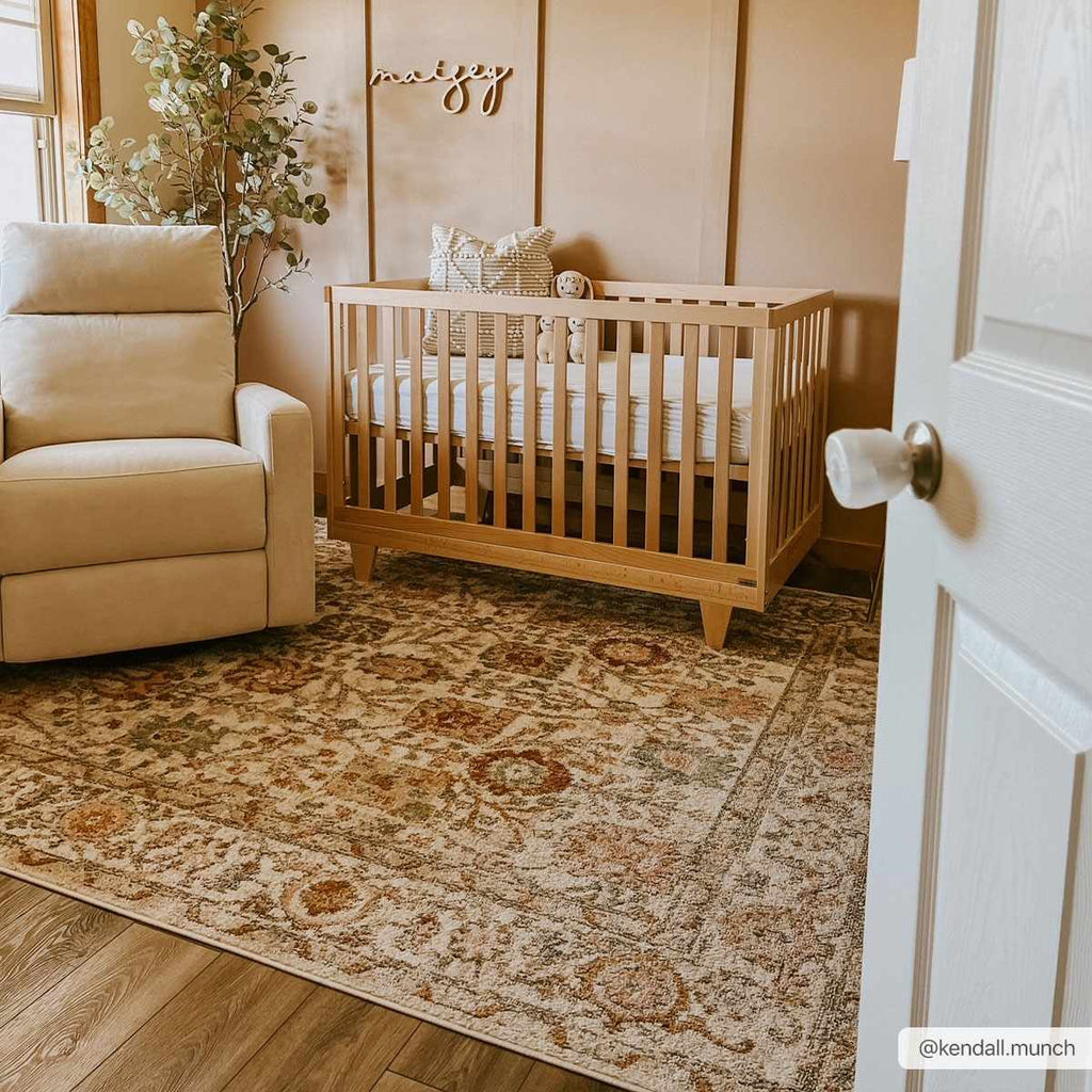 Herstmonceux Traditional Area Rug – 100% Polypropylene, Medium Pile | Made in Turkey | Multiple Sizes
