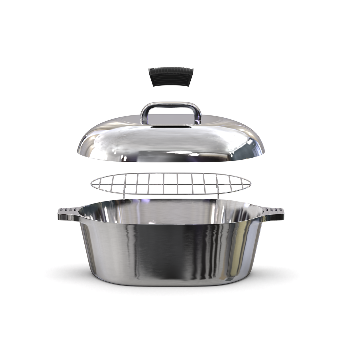 Oval Dutch Oven with Lid – 8 Quart Cast Iron Pot for Braising, Soups & Slow Cooking