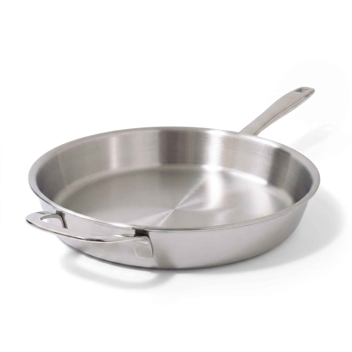 5-Ply Stainless Steel Frying Pan – Professional Non-Stick Skillet for Stovetop & Oven