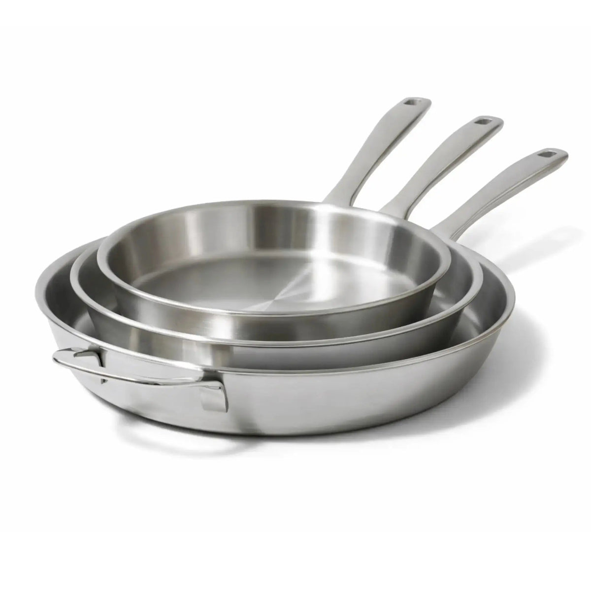 5-Ply Stainless Steel Frying Pan – Professional Non-Stick Skillet for Stovetop & Oven