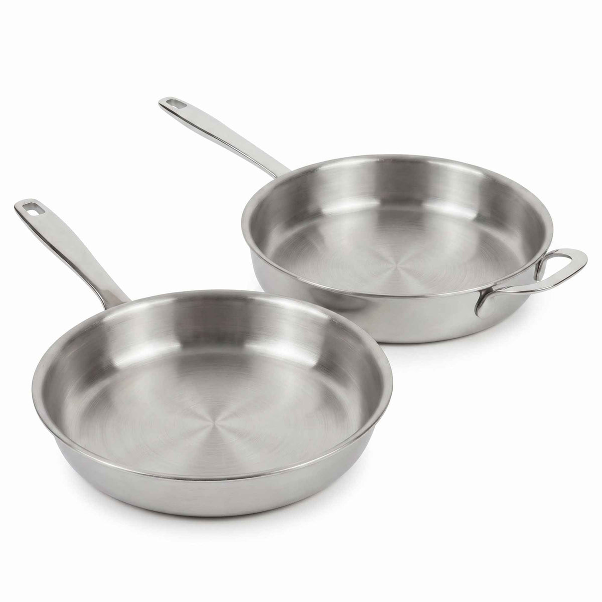 5-Ply Stainless Steel Frying Pan – Professional Non-Stick Skillet for Stovetop & Oven
