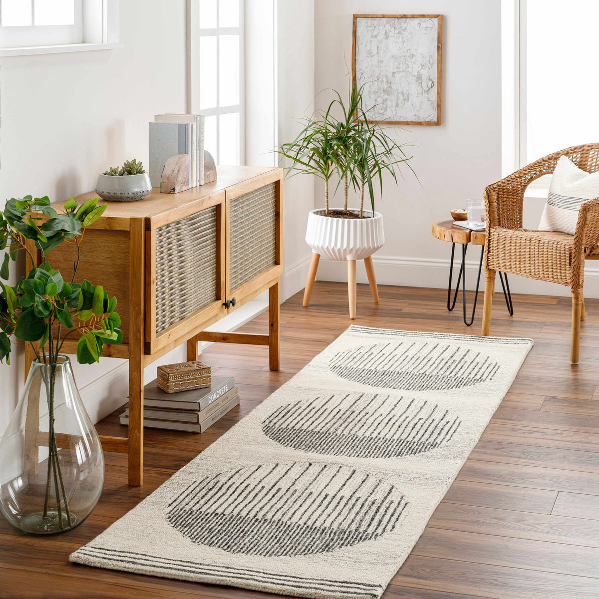 Turgut Modern Hand-Tufted Wool Area Rug – 100% Wool, 0.24" Pile | Contemporary Style | Multiple Sizes